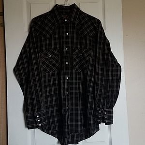 Plains Western Wear plaid shirt. Size S